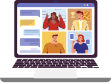 A generic square placeholder image with rounded corners in a figure.