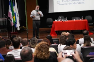 Taufner na abertura do Enfoc em Piúma