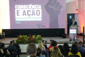 Marcelo Santos no evento alusivo ao Dia da Consciência Negra